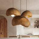 suspension led wabi-sabi nordique en résine pour café loft