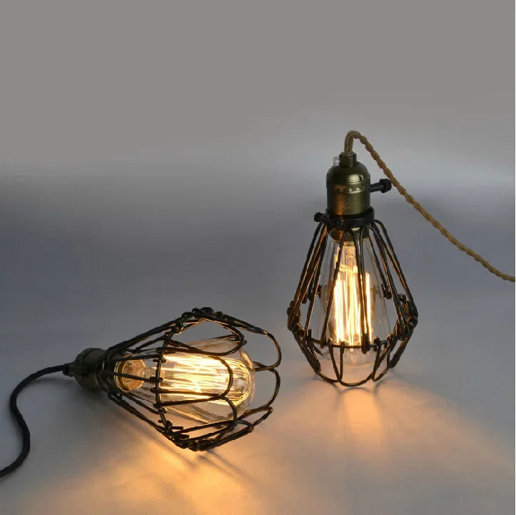 Vintage-Pendelleuchte Edison für industrielle Inneneinrichtung - vue 3 sur 9