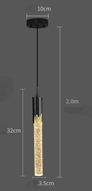 Moderne LED-Pendelleuchte aus Kristall – Kreative Beleuchtung