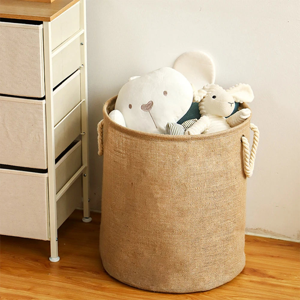 Large Laundry Basket, Waterproof, Freestanding Laundry Hamper, Collapsible Tall Clothes Hamper with Extended Handles for Clothes - vue 5 sur 8