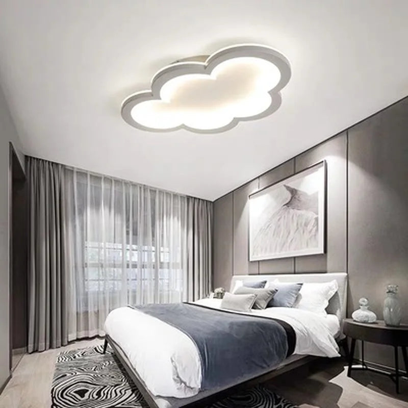Moderner LED-Kronleuchter für Schlafzimmer und Balkon - vue 4 sur 6