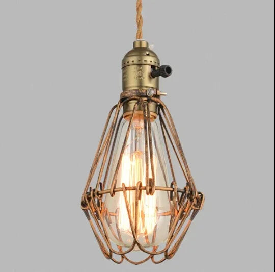 Vintage-Pendelleuchte Edison für industrielle Inneneinrichtung - vue 5 sur 9