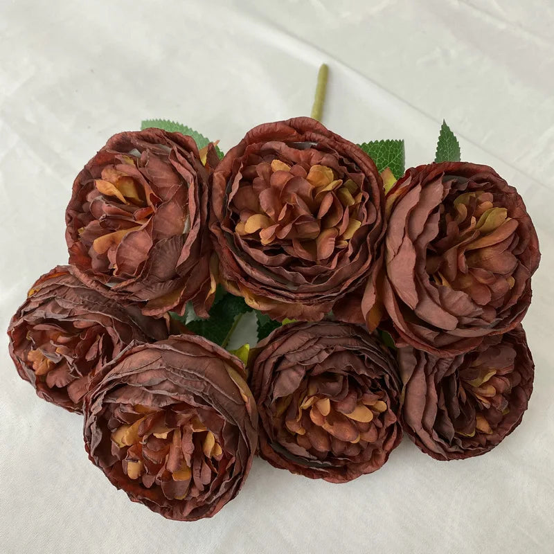 bouquet de roses artificielles décoratif pour mariage et événements - vue 12 sur 16