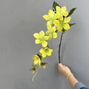 branche de jasmin artificielle en soie pour décoration festive