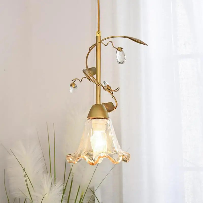 lustre en verre à led pour un éclairage intérieur moderne - vue 3 sur 7