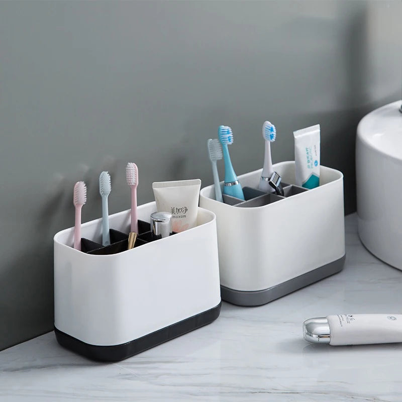 organisateur multifonction pour brosse à dents et accessoires de bain - vue 6 sur 8