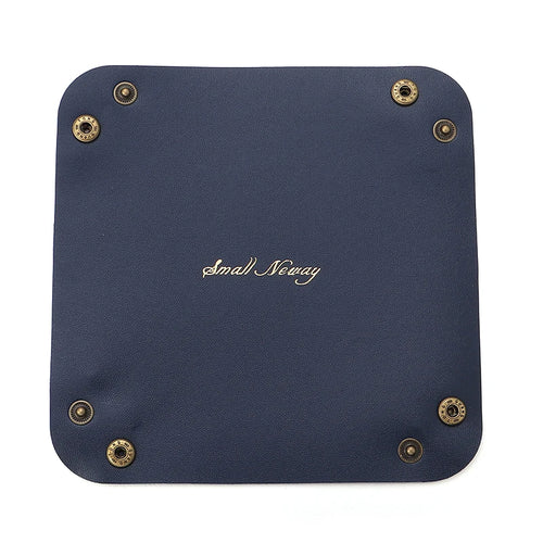 boîte de rangement en cuir pliable pour bijoux et accessoires - vue 14 sur 14