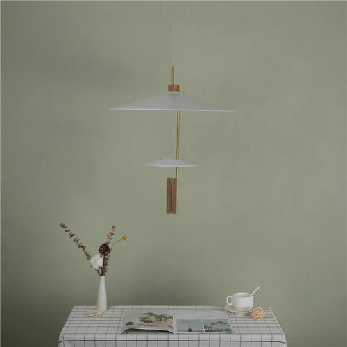 Moderne Pendelleuchte aus Acryl im nordischen Designerstil - vue 3 sur 14