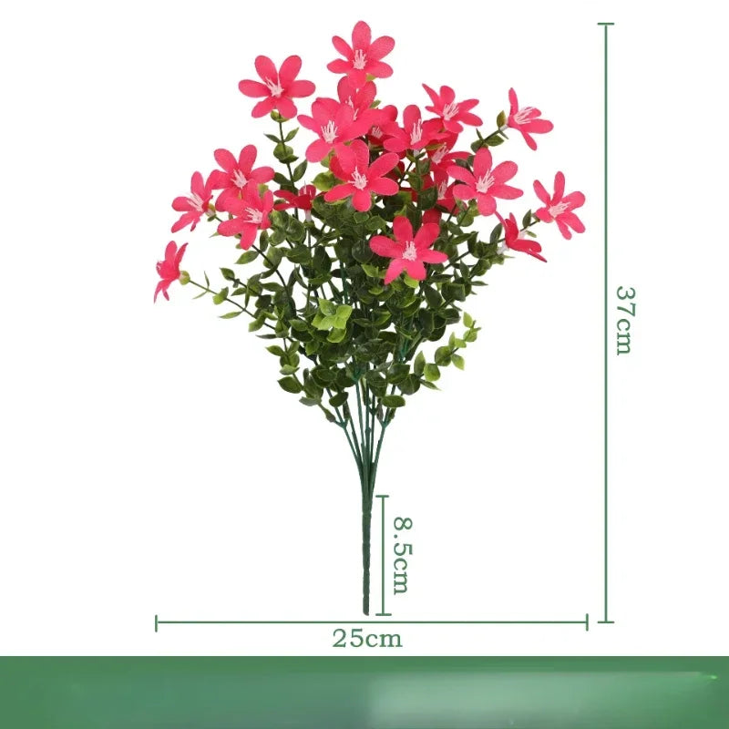lot de 3 bouquets d eucalyptus artificiels en soie décoration intérieure - vue 19 sur 24