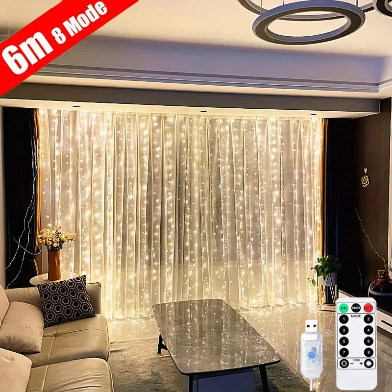 guirlande lumineuse usb pour mariage et décoration festive - vue 2 sur 14