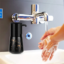 Automatic Soap Dispenser Kitchen, Foaming Soap Dispenser Bathroom, Foam Soap Dispenser Touchless for Bathroom Black