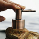Ceramic Liquid Soap Dispenser, Personalized Bathroom Hand Wash Shampoo, Body Wash Dispensing Soap Bottle, Manual Push, 300ml