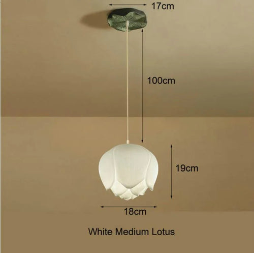 Retro-Pendelleuchte Lotusblume LED - vue 12 sur 22
