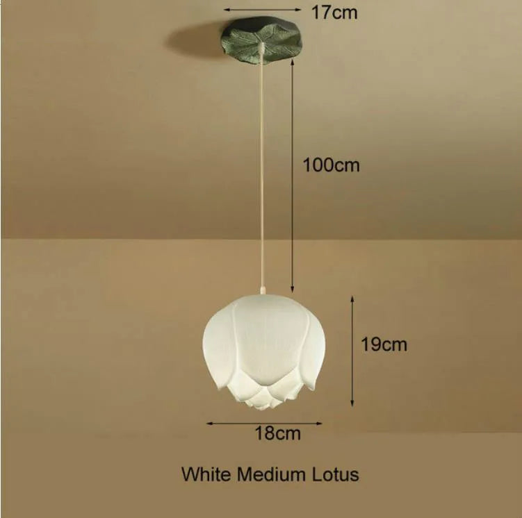 Retro-Pendelleuchte Lotusblume LED - vue 11 sur 22