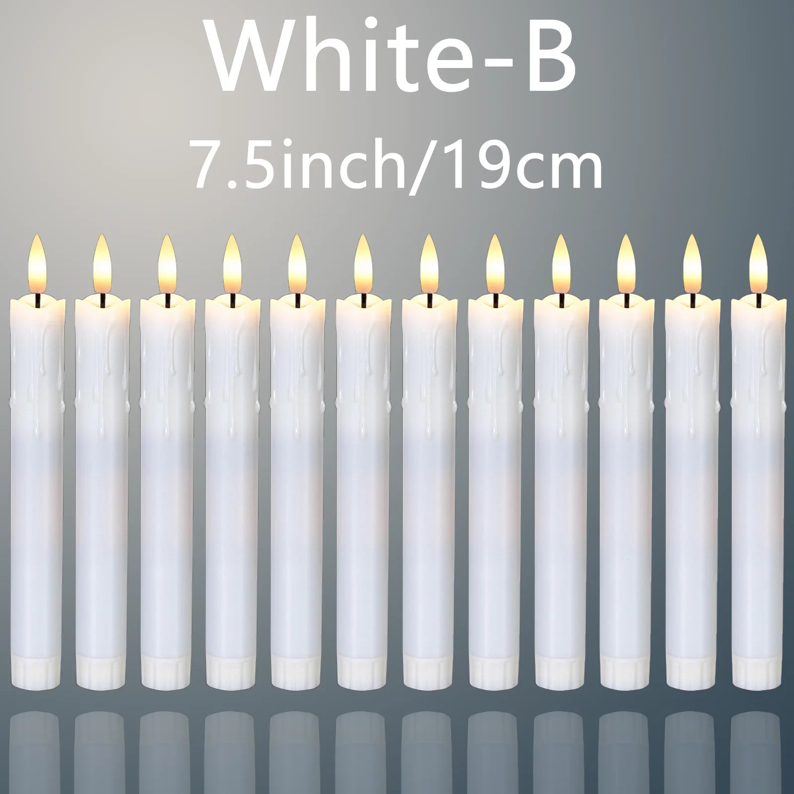 bougies LED décoratives scintillantes pour mariage et Halloween - vue 13 sur 14