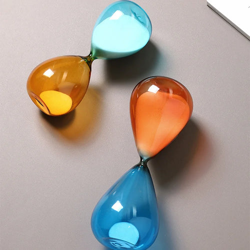 décoration sablier créative en verre pour intérieur élégant - vue 4 sur 16
