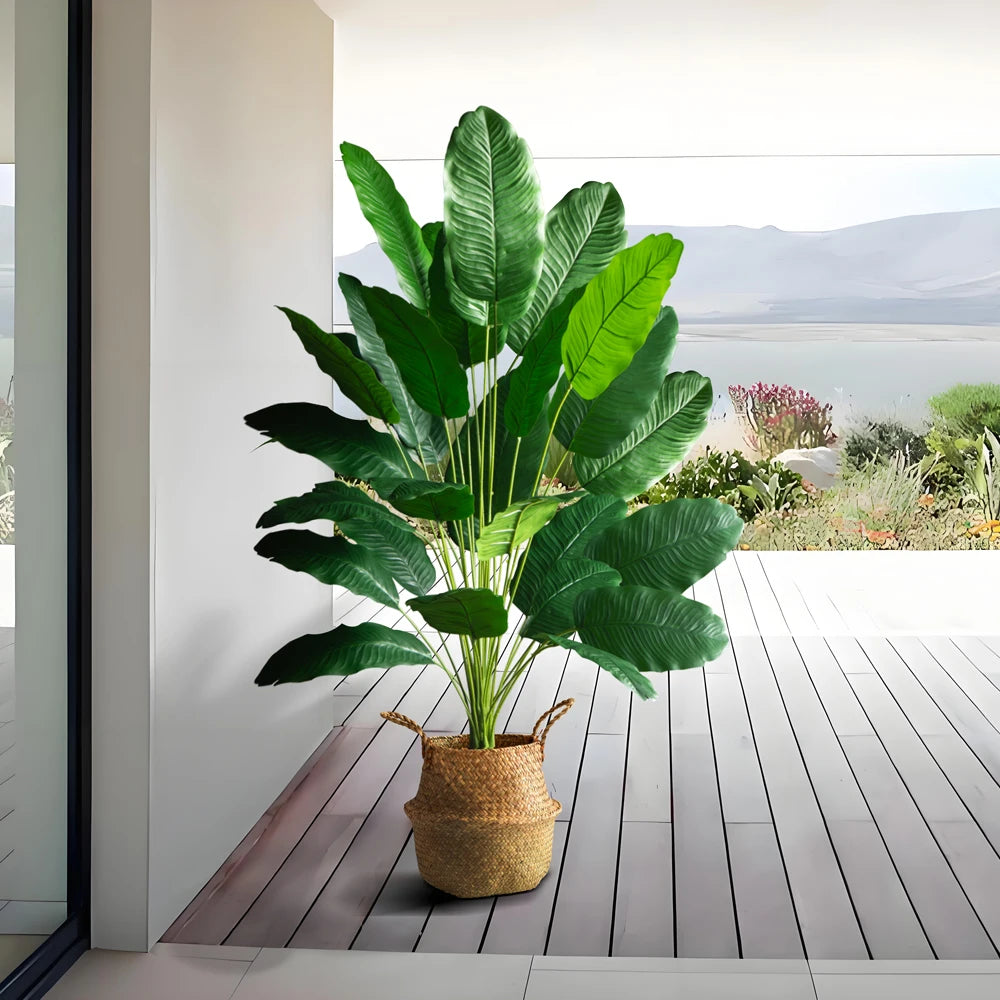 plantes artificielles grandes arbre oiseau paradis décoration jardin intérieur - vue 4 sur 9