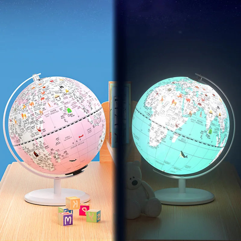 globe lumineux décoratif pour apprentissage et cadeaux créatifs - vue 2 sur 6