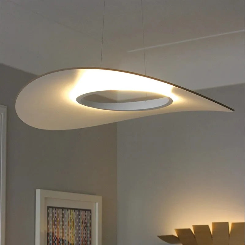 lustre minimaliste moderne en bois design danois - vue 6 sur 8
