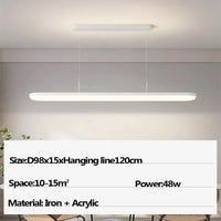 Moderne LED-Deckenleuchte für den Innenbereich