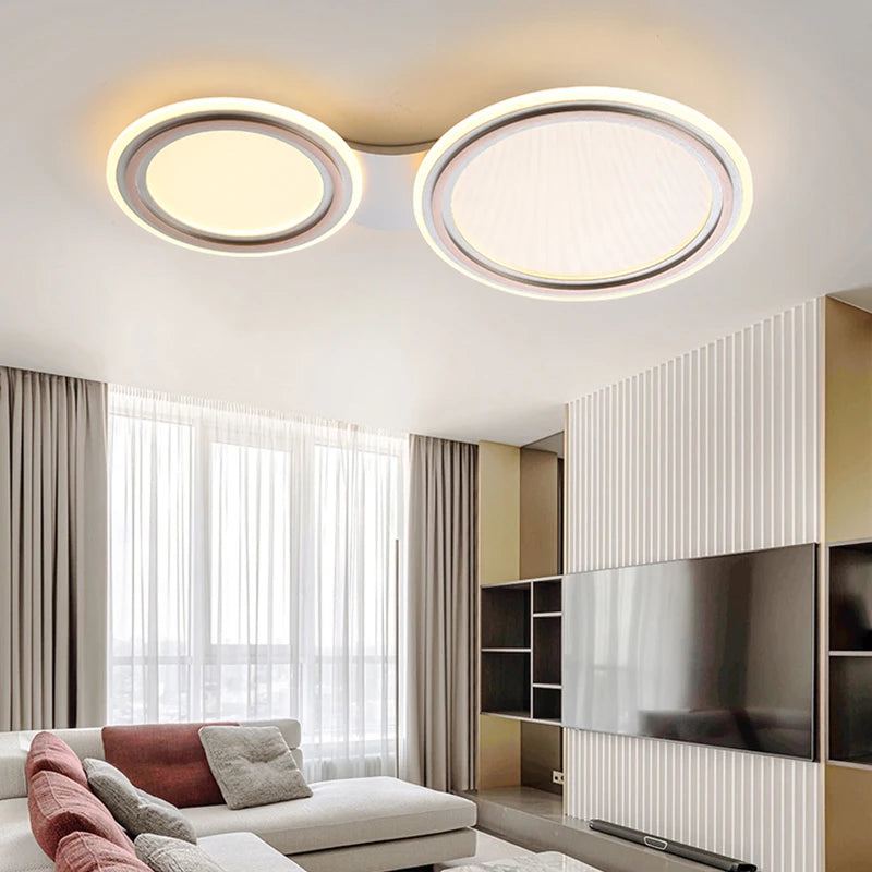 Moderner Deckenleuchte aus Metall für ein kreatives und elegantes Interieur - vue 3 sur 7