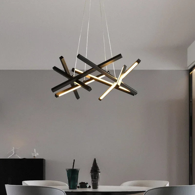 suspension LED design moderne pour décoration intérieure - vue 4 sur 8