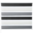 Store enrouleur double persienne tissu pour chambre salon
