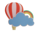 applique murale led nuage montgolfière dessin animé pour enfant