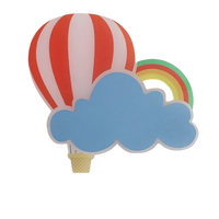 applique murale led nuage montgolfière dessin animé pour enfant