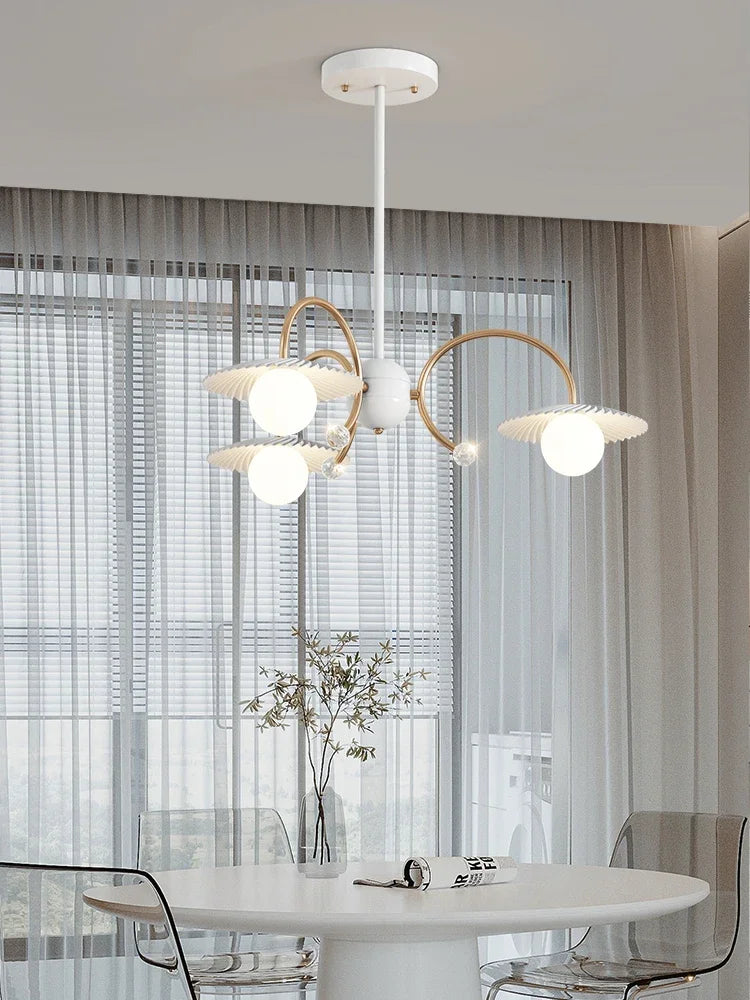 lustre moderne en verre pour décoration intérieure créative et artistique - vue 5 sur 12