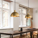 Suspension dorée moderne pour style ferme extérieur