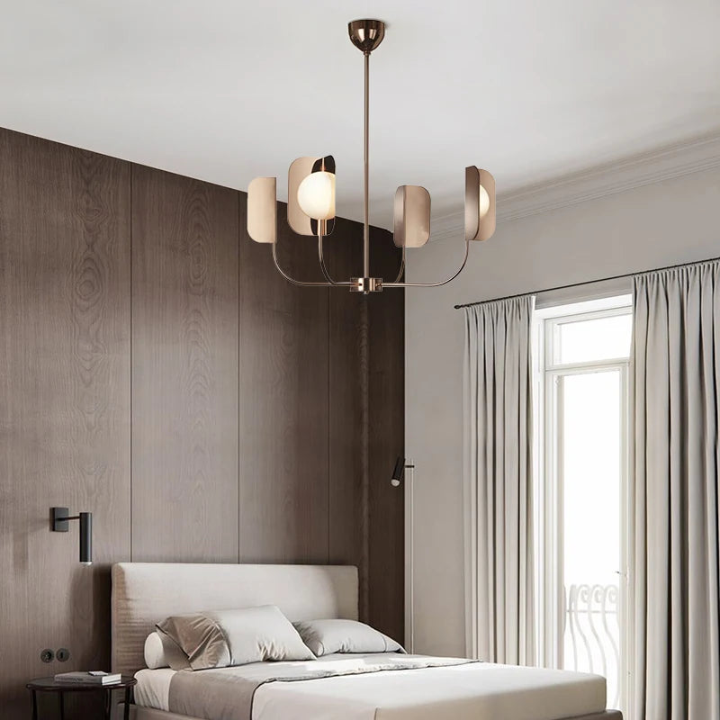 lustre de luxe pour décoration de restaurant et d'escalier - vue 4 sur 9