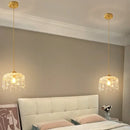 lustre vintage en cristal led design floral élégant