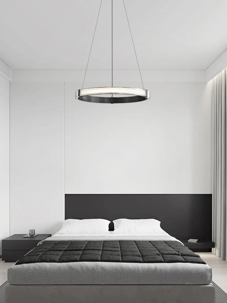 suspension circulaire de luxe postmoderne pour décoration intérieure élégante - vue 5 sur 12