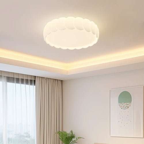 plafonnier cercle décoration éclairage simple design élégant moderne - vue 2 sur 8