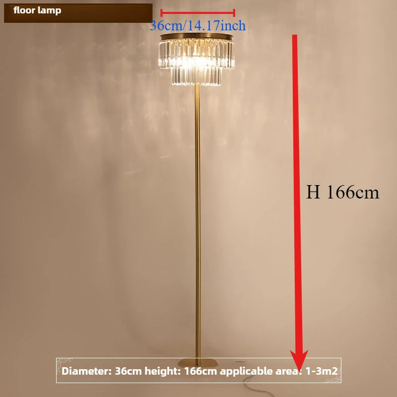 Moderne Design-Schreibtischlampe aus Kupfer und Kristall Luxus