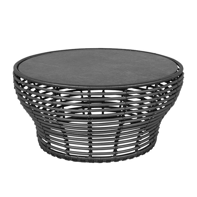canapé extérieur en teck avec table basse et lit