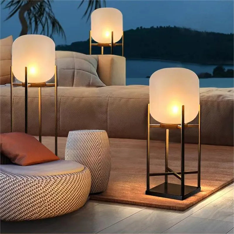 Lampe et lampadaire jardin solaire extérieur décoration imperméable de jardin de pelouse de Villa - vue 7 sur 9