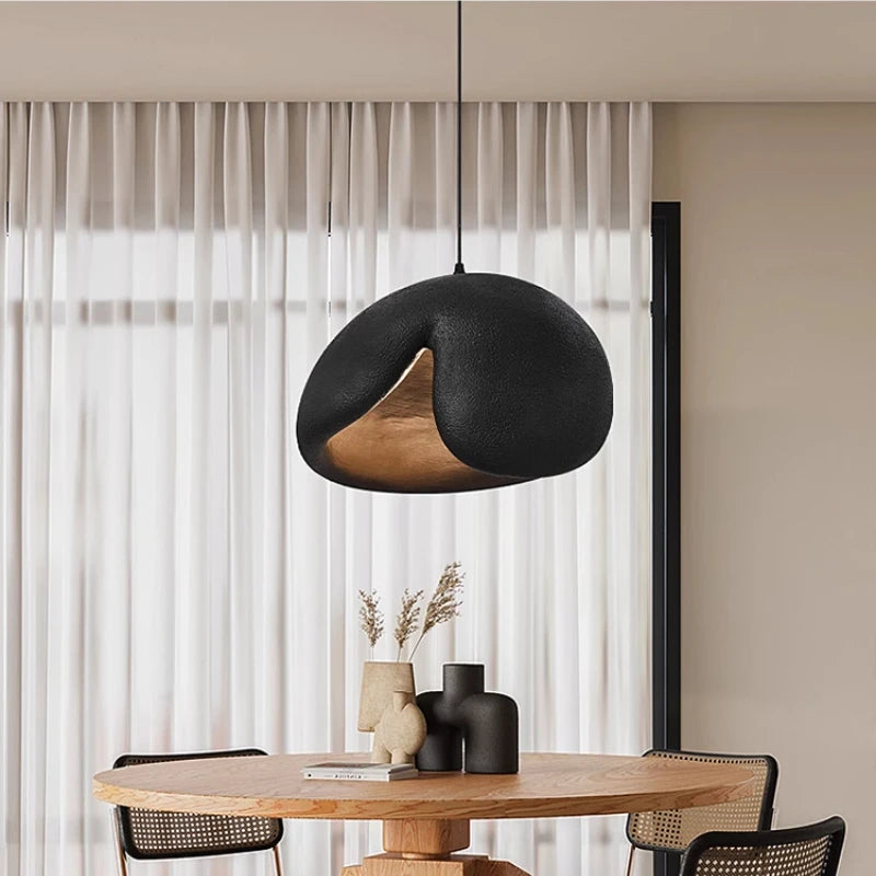 Kronleuchter Wabi Sabi nordisch minimalistisch LED hängend - vue 5 sur 10