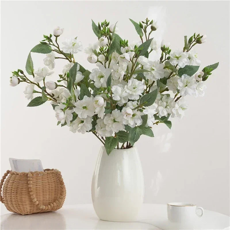 bouquet de roses artificielles en soie pour décoration intérieure - vue 2 sur 11