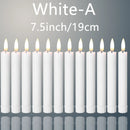 bougies LED décoratives scintillantes pour mariage et Halloween