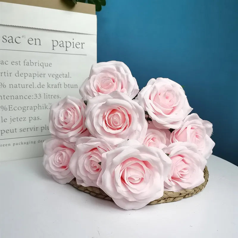 bouquet de roses artificielles pour mariage et décoration intérieure - vue 22 sur 30