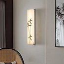 applique murale led en cuivre et marbre style bambou pour hôtel