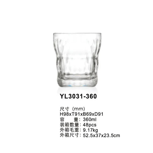 Verres créatifs pour eau whisky bière style western