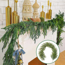 Realistische Tannengirlande für Weihnachtsdekoration und DIY