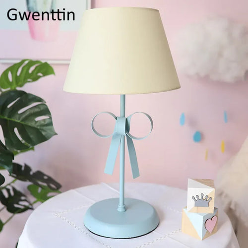 lampe de bureau moderne à nœud papillon pour chambre décorative - vue 12 sur 14