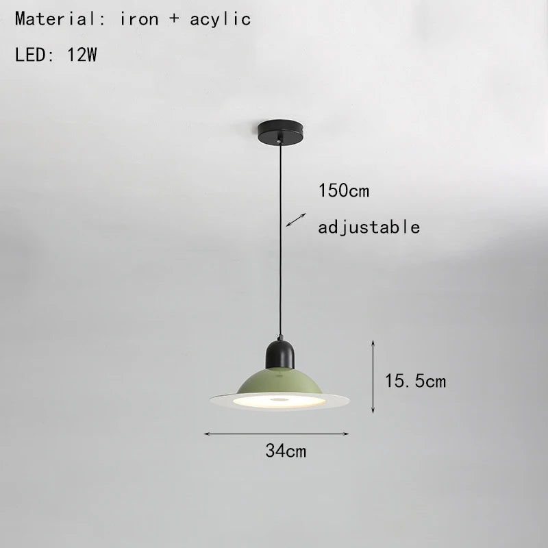 LED-Pendelleuchte Metall Höhenverstellbar
