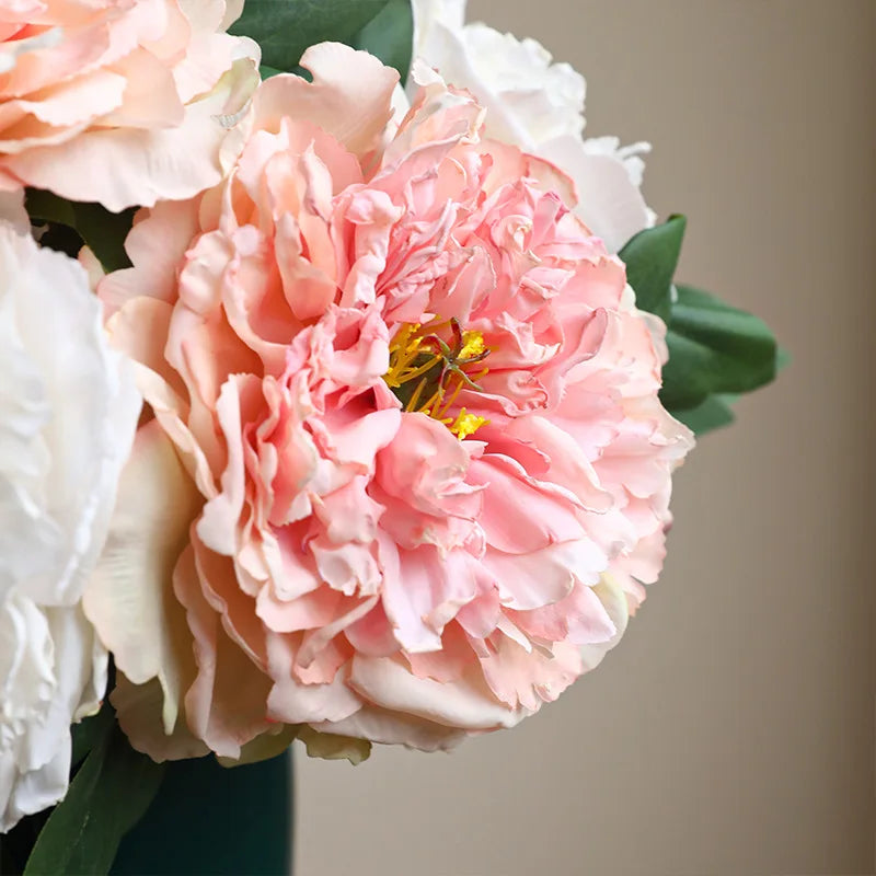 grandes fleurs artificielles de pivoine pour décoration élégante - vue 6 sur 12