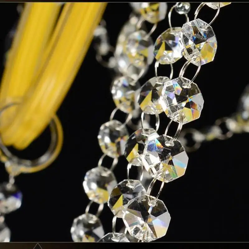 lustre en cristal fantaisie pour mariage moderne élégant - vue 6 sur 13