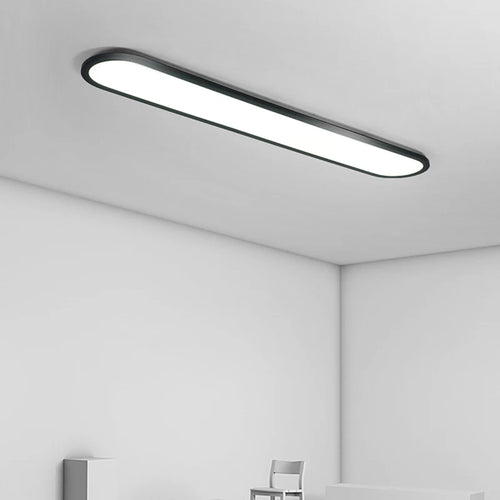 lustre moderne nordique simple led rectangulaire pour bar